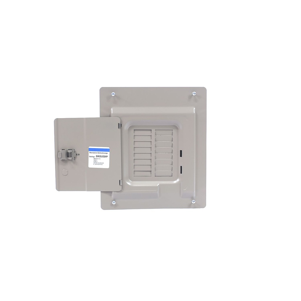 Panel electrico 12-f 125a empotrable con tapa ch12l125f