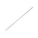 Varilla cobre para polo tierra 3/8"x5' sin abrazadera