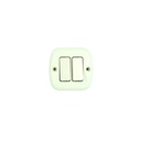 Switch doble superficial 123-11