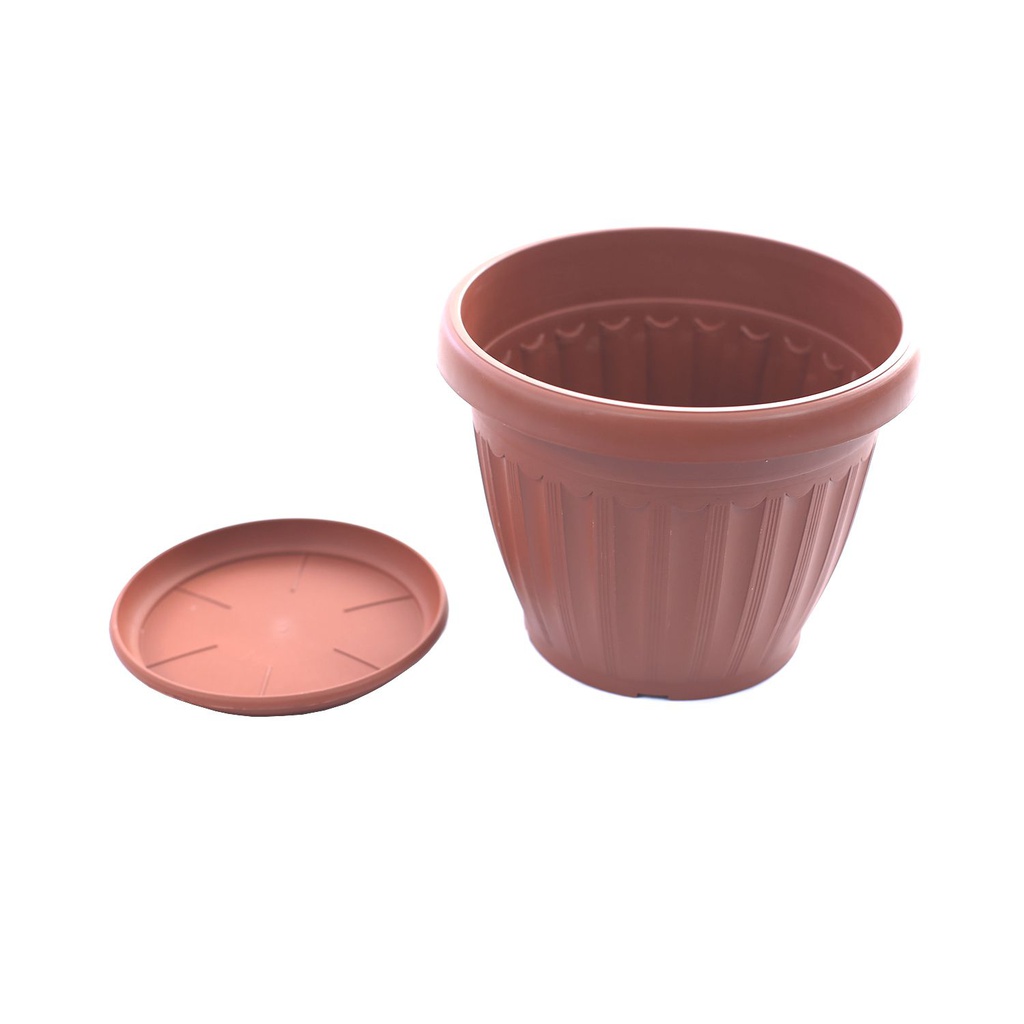 Macetera plastica red 26x20cm sin base terracota
