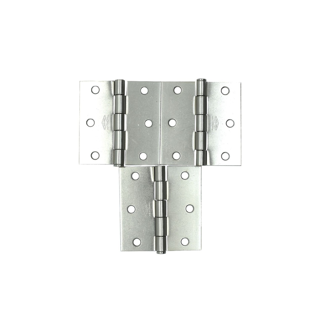 Bisagra induma 3.5"x3.5" 3pc con tornillo c14 niquelado