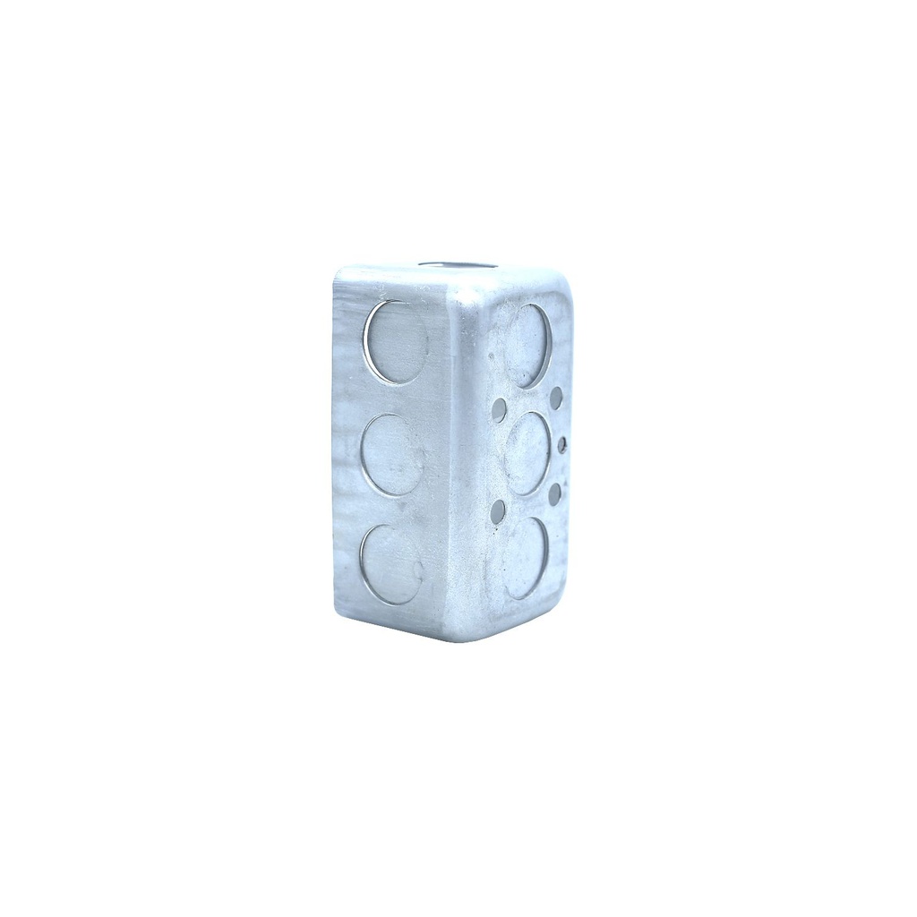 Caja electica de metal 2x4" 1/2" 0.8mm 58361