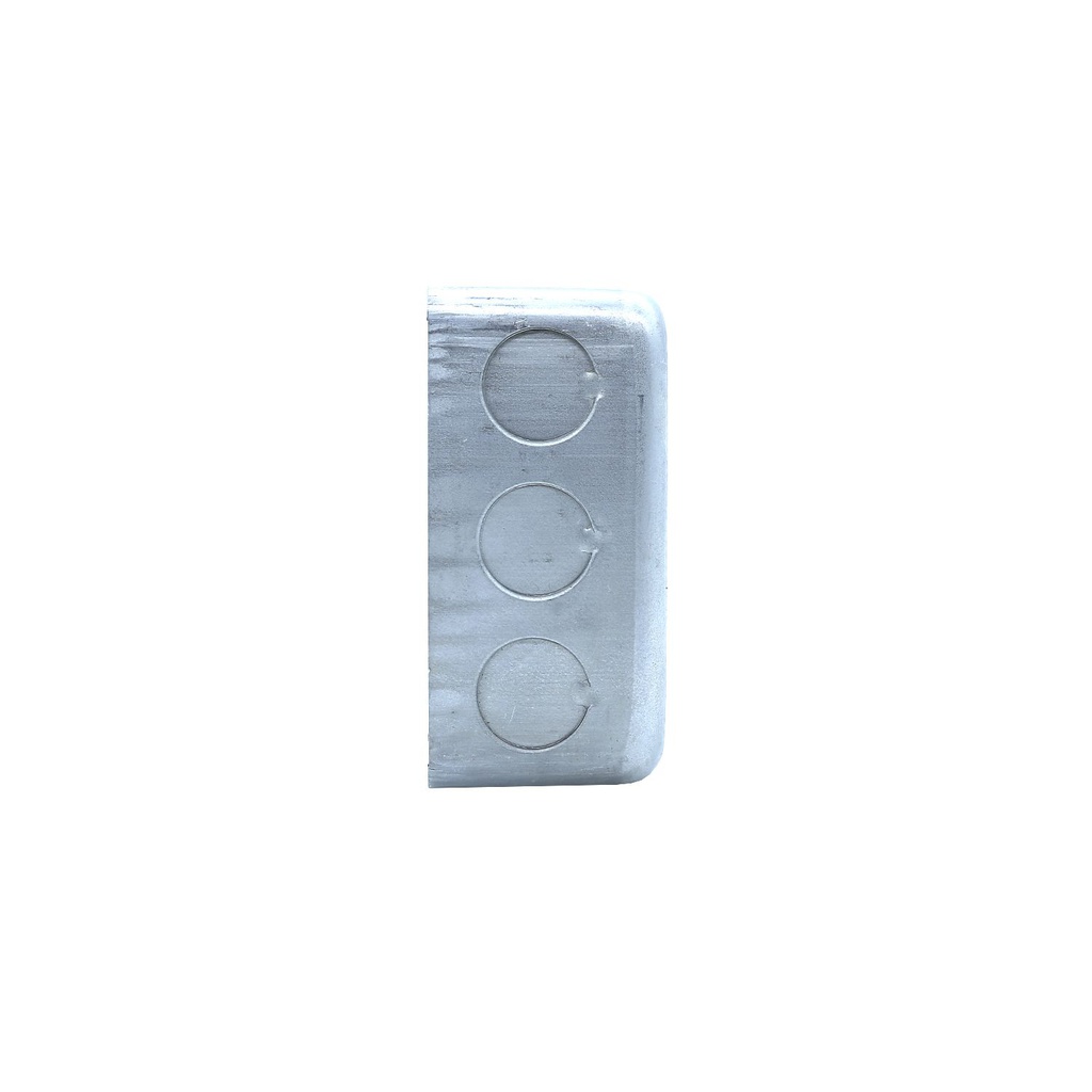 Caja electica de metal 2x4" 1/2" 0.8mm 58361