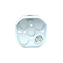 Caja electrica metal ul octagonal 4" 3/4x1/2 1.6mm