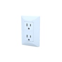 Tomacorriente doble superficie 15a 125v 77-w