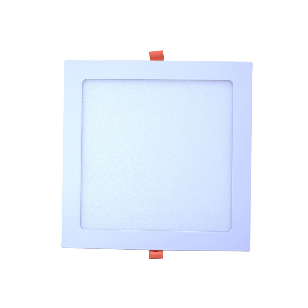 Lampara panel empotrable led 18w 6500k mun cuadrada blanco