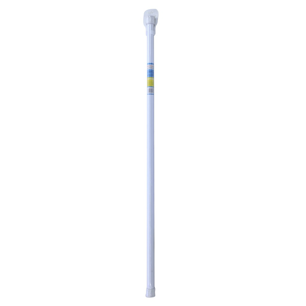 Cortinero metalico para baño 42-72" blanco