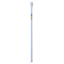 Cortinero metalico para baño 42-72" blanco