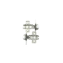 Bisagra mueble de cocina tipo cruz 35mm con tornillos 2619