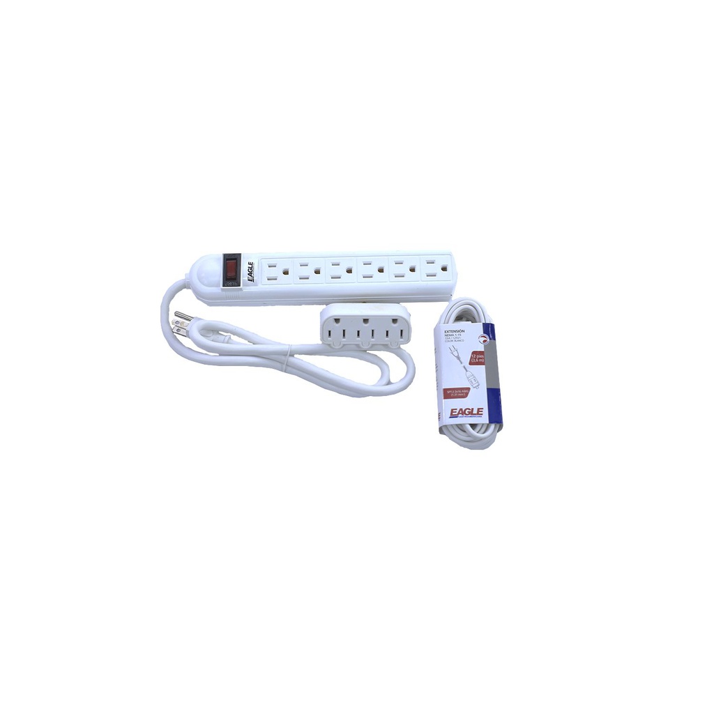 Tomacorriente multiple 3pc eagle k1193
