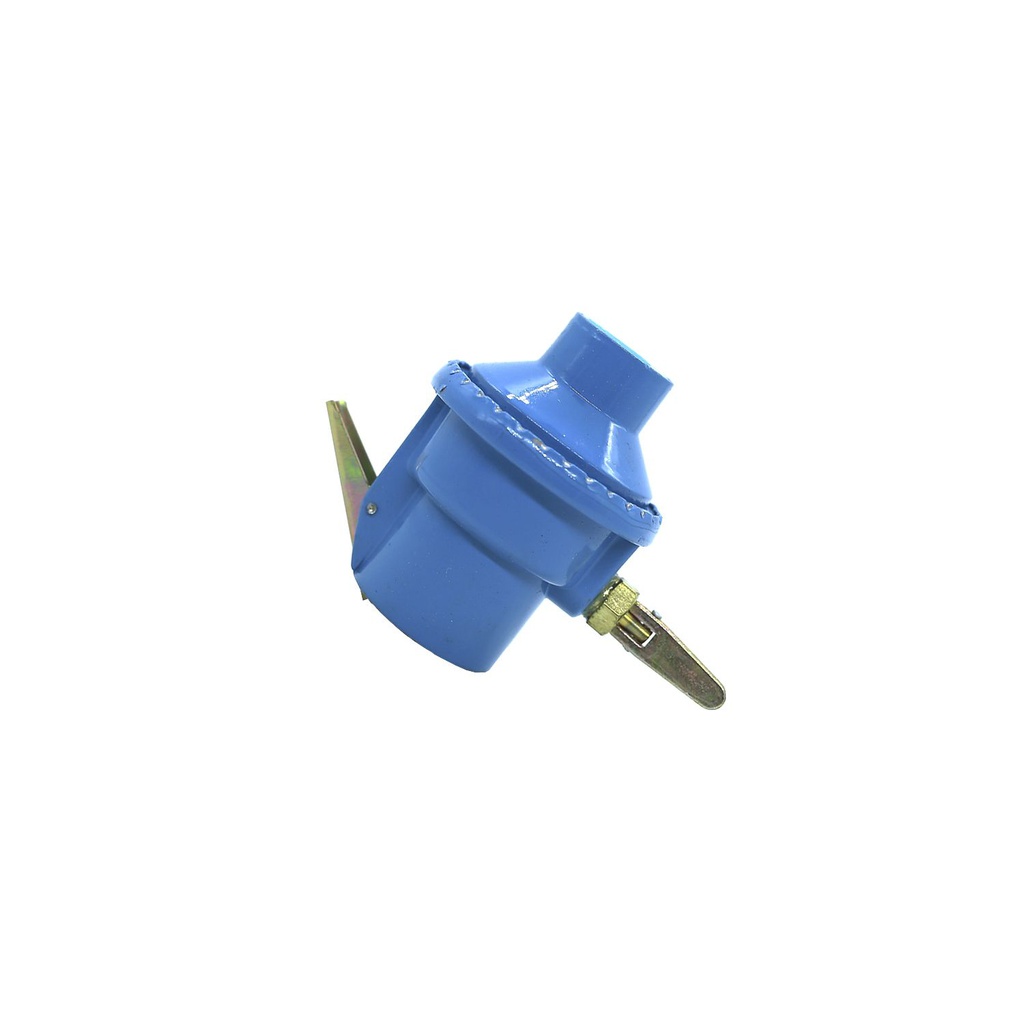 Valvula paratanque de gas 3/8" 1clip gr505 azul
