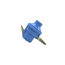 Valvula paratanque de gas 3/8" 1clip gr505 azul