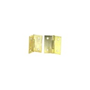 Bisagra china 2"x2"x1.20mm con tornillos dorado