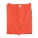 Chaleco reflect xxxl con bolsas lm-v015 anaranjado / gris