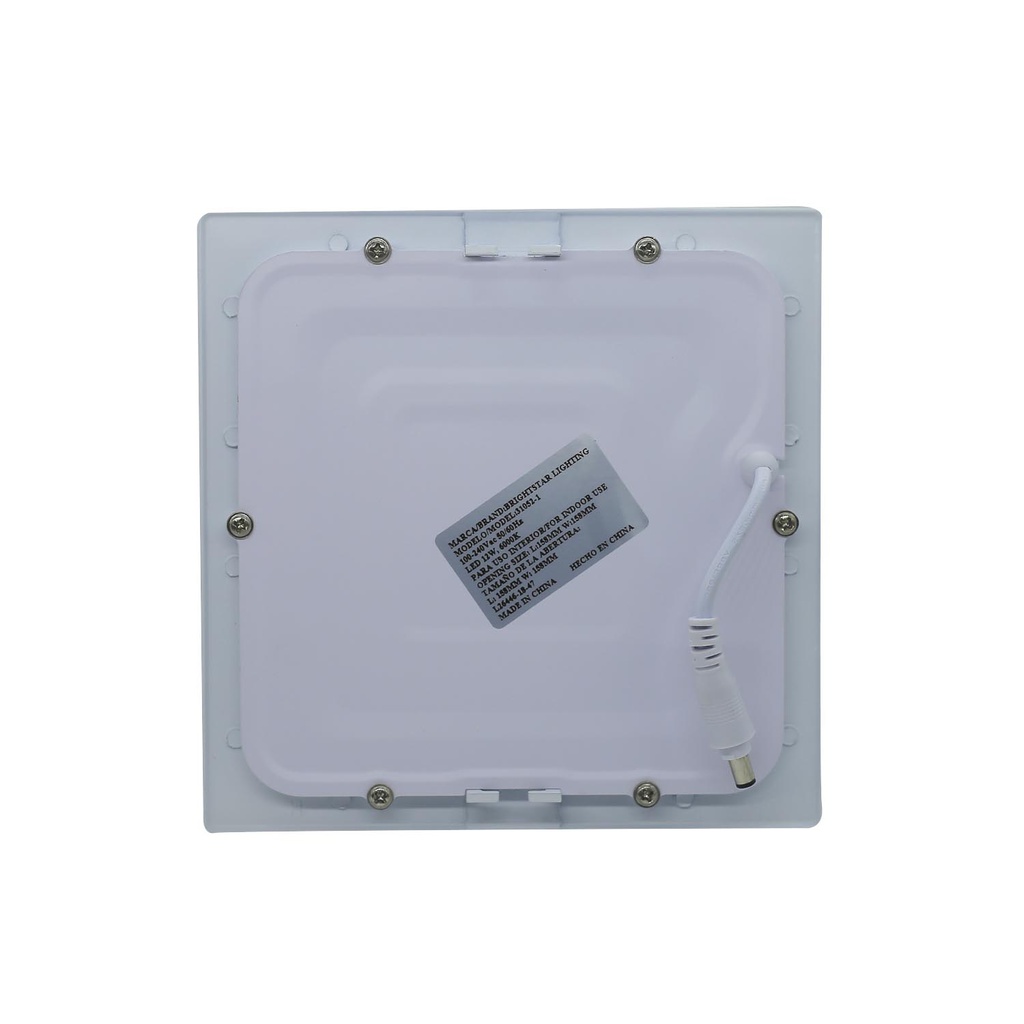 Lámpara panel led 1l 12w lumi 04637-1 blanco