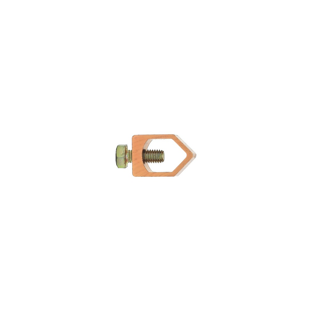 Abrazadera para varilla polo tierra 1/2" 411