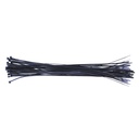 Abrazadera plastica aj 20" 100pc negra