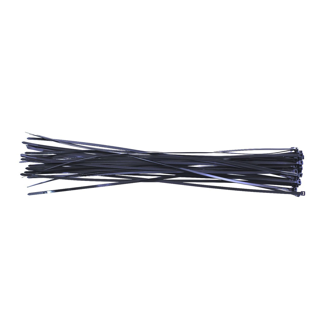 Abrazadera plastica aj 20" 100pc negra