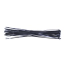 Abrazadera plastica aj 20" 100pc negra
