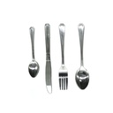 Cubiertos 16pc acero inoxidable lu04-16 blister