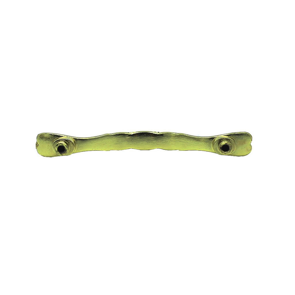 Llamador dorado 3" forma hoja jlh/76/bp