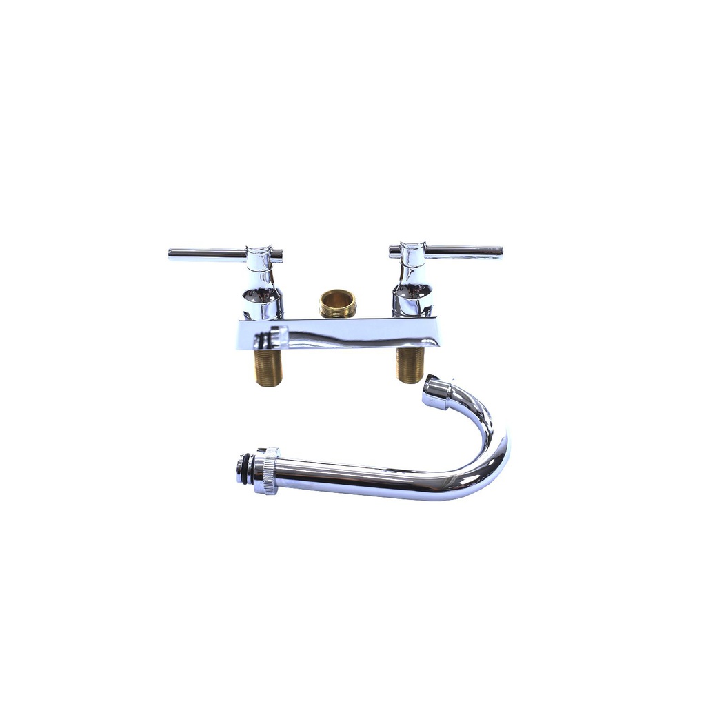 Llave lavabo 4" 2perillas con palo 043-pfoc