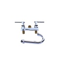 Llave lavabo 4" 2perillas con palo 043-pfoc