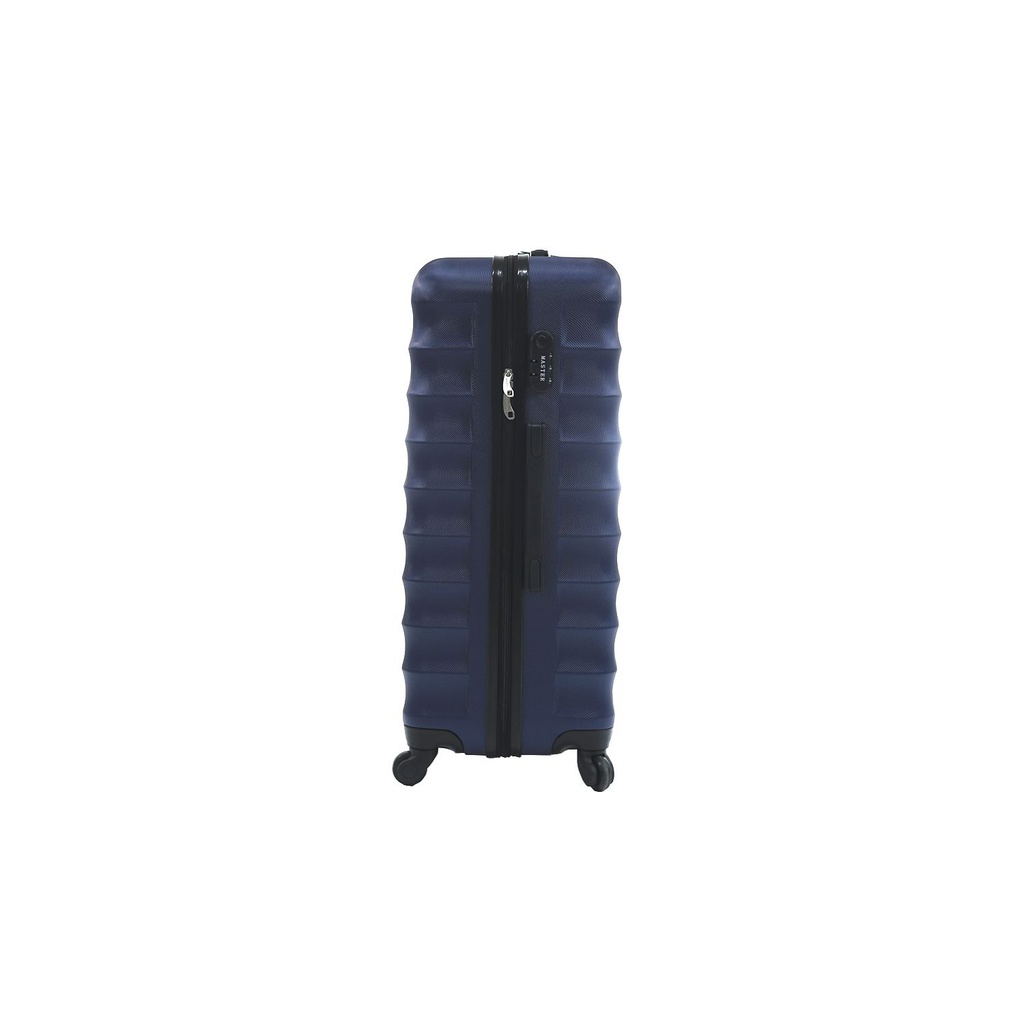 Maleta plastica con rodos 28" wl7083 ocre