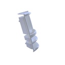 Organizador para baño plastica 22x14x38 095/b