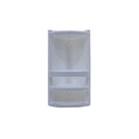 Organizador para baño plastica 22x14x38 095/b