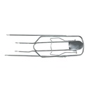 Parrilla bici 26 mtb hierro 15.5" s232 cromo pulido