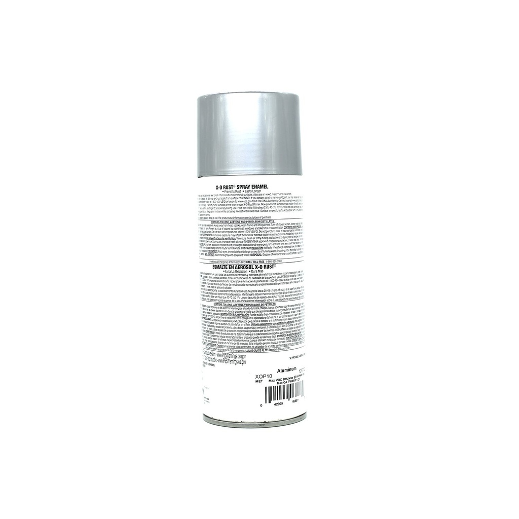 Pintura spray aluminio anticorrosivo 12oz xop10