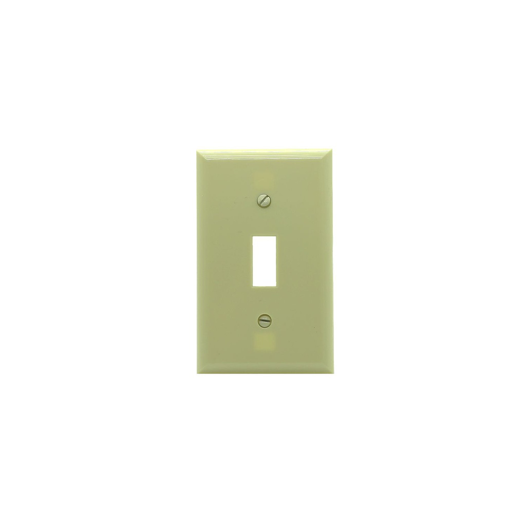 Placa plastica para switch sencillo aguila 2134-v