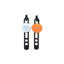 Reflectivo bici stop 2pc led jy339p blanco/rojo