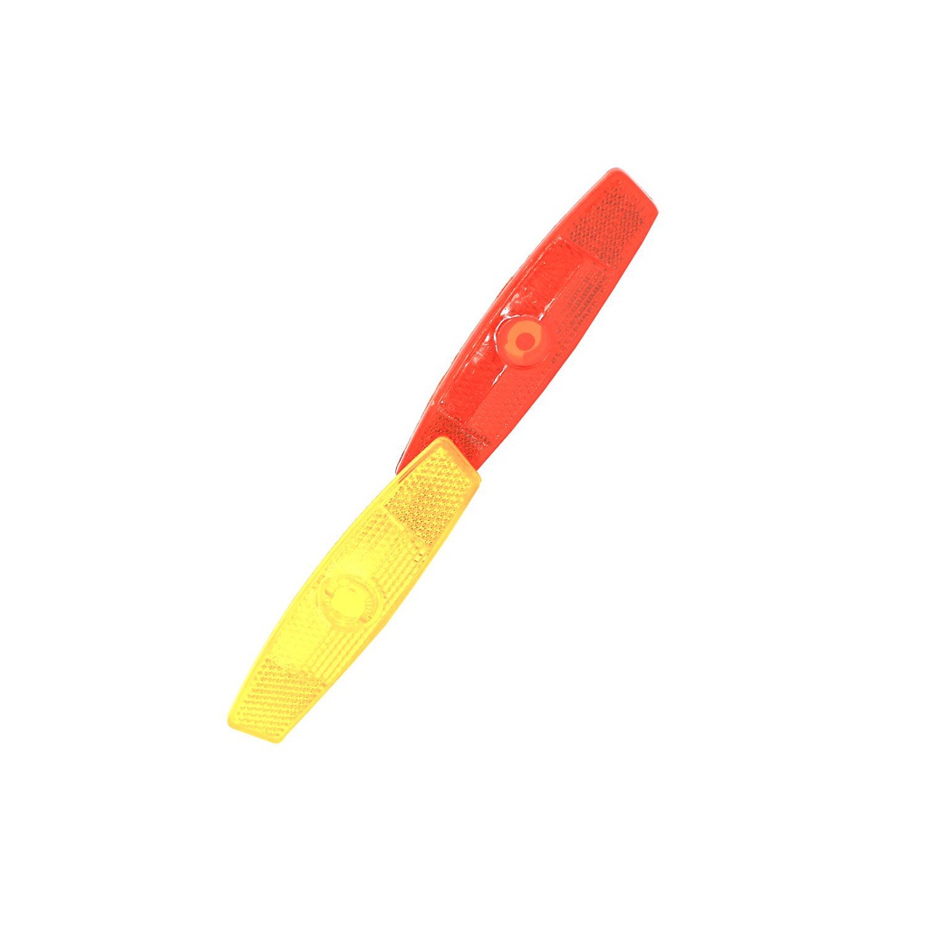 Reflector para bici 2pc barq 5022242 rojo/amarillo