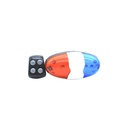 Reflector para bici stop con son 4fu xc325 azul / rojo