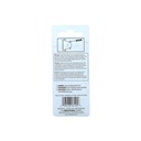 Soporte plastica con t para colgar espejo 4pc 121144