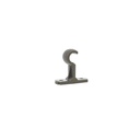Soporte plastica para cortinero 1" scm cafe