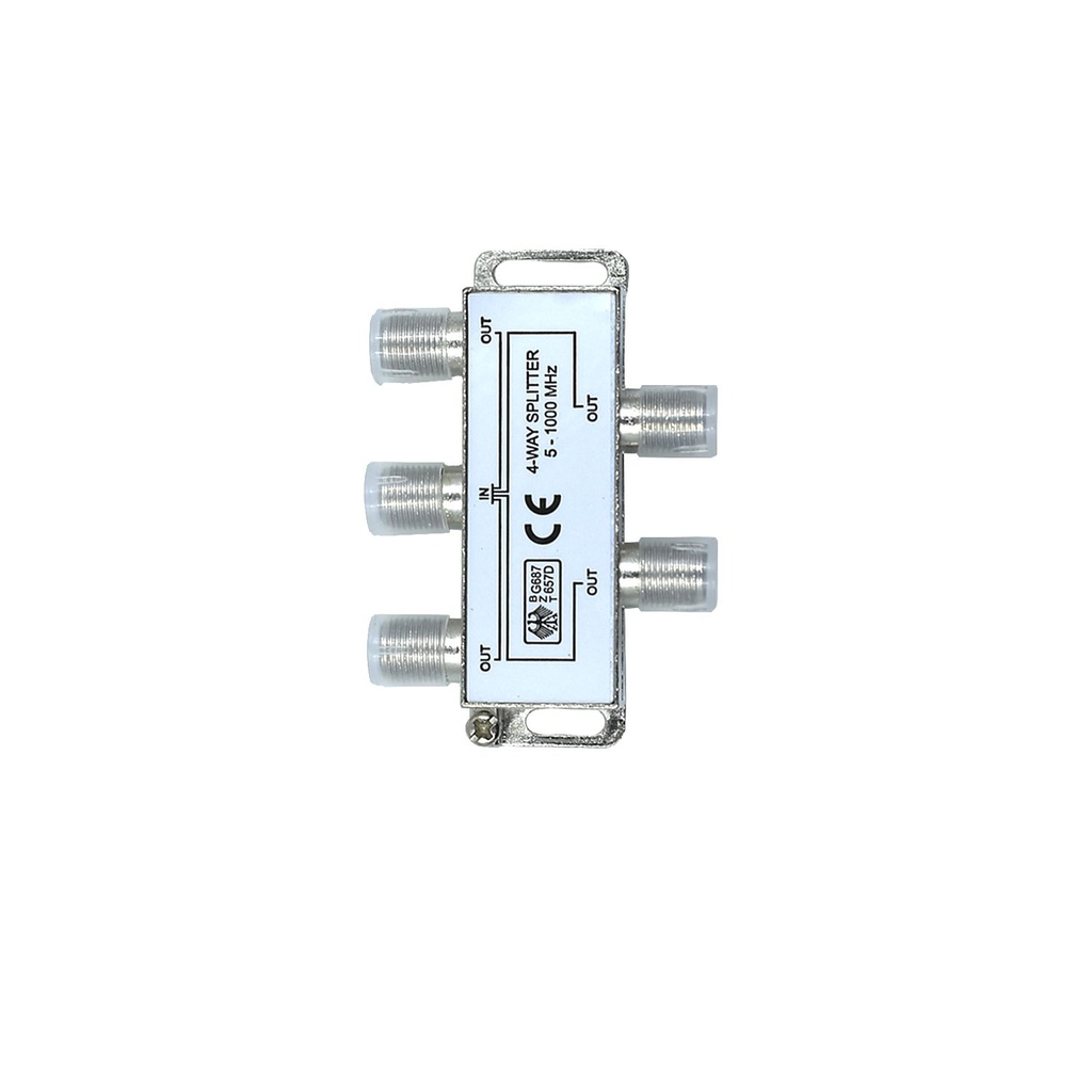 Splitter para cable coaxial 4sal hk1266
