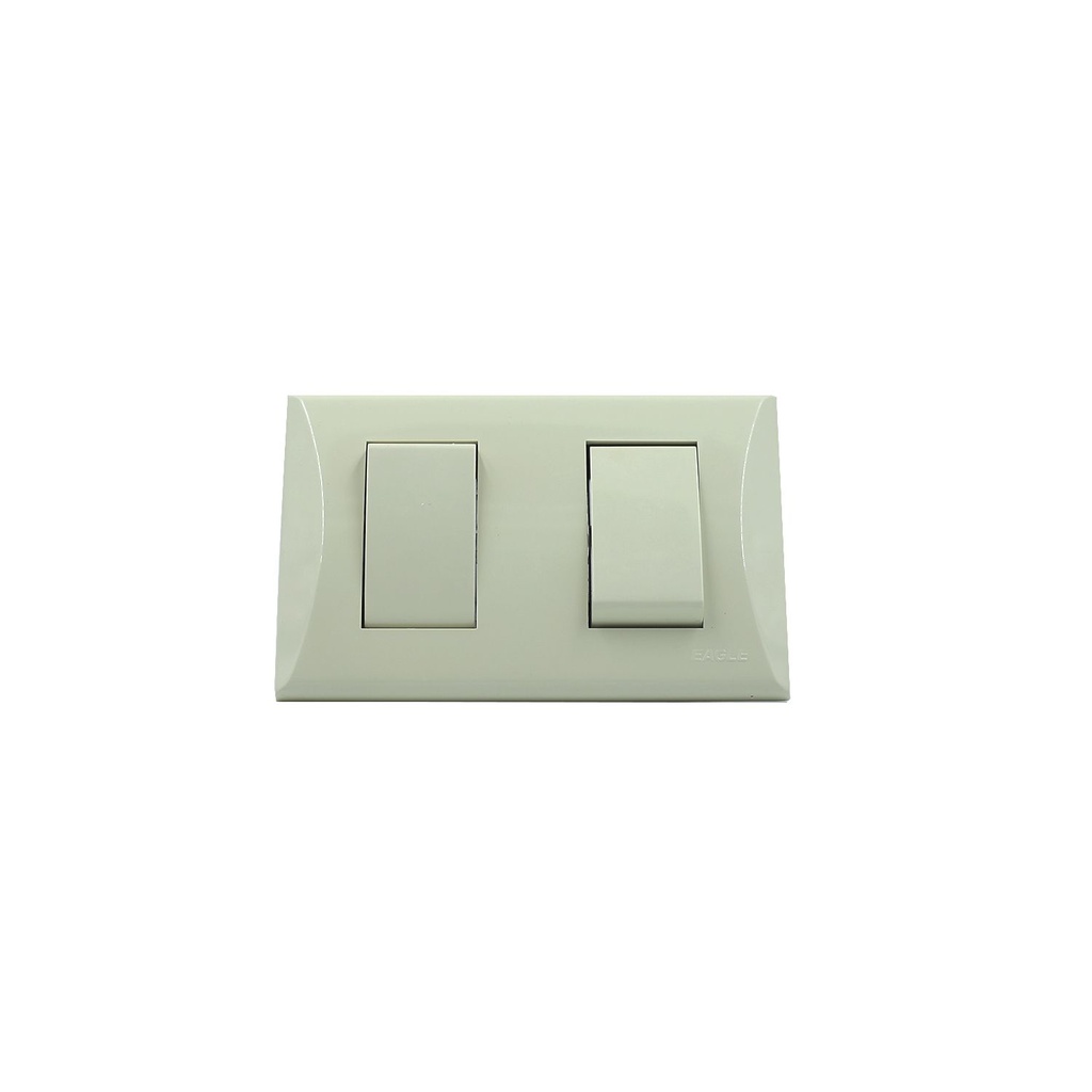 Switch doble 13a 3v eagle 1004-bv marfil