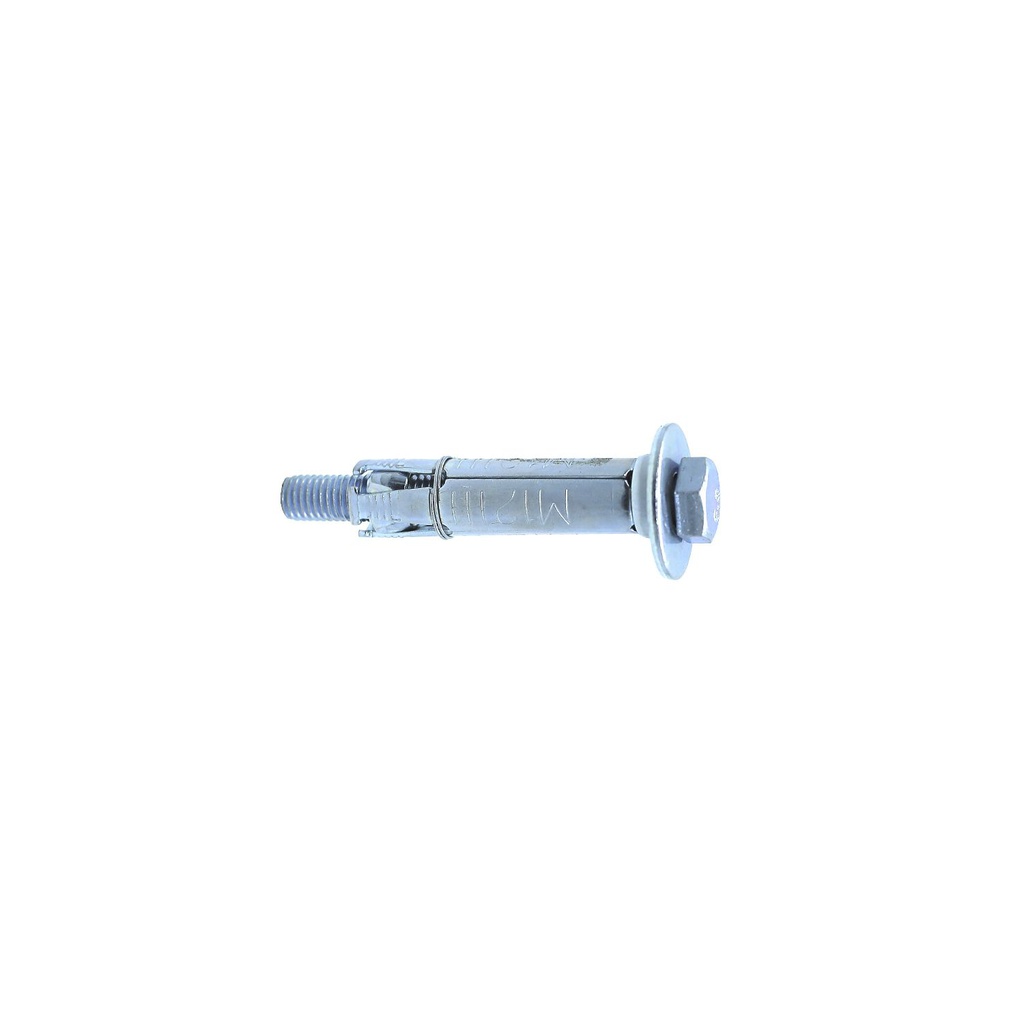 Taco metal con perno m12x80mm index cromo pulido/bronce