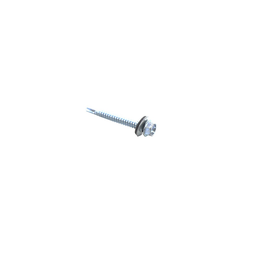 Tornillo para techar de compresion punta  broca 1/4x2.1/2"x9mm