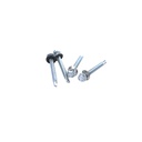 Tornillo para techar de compresion punta broca 1/4x2.1/2x3/8"