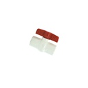 Valvula balin 3/4" pvc sin rosca para l gris/blanco