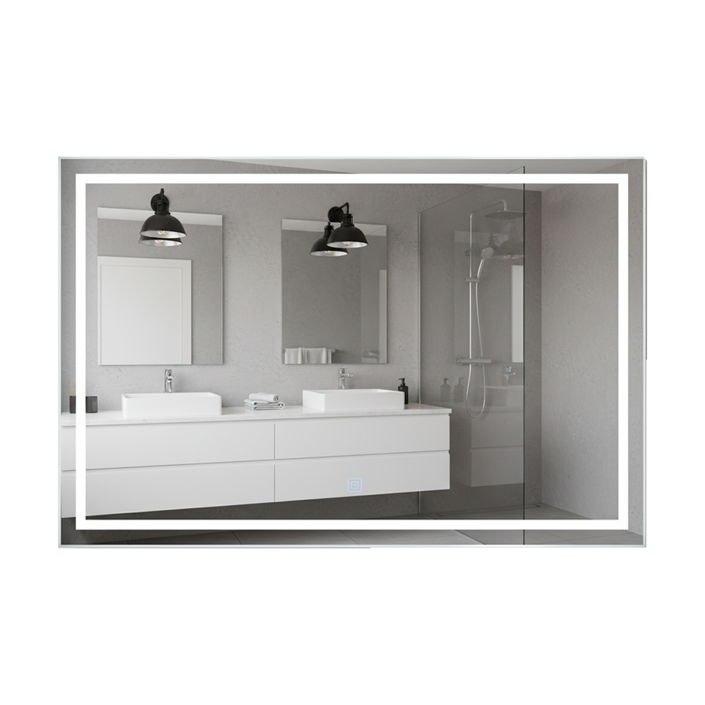 Espejo Para Baño 60X80Cm Con Luz Led Rlr02