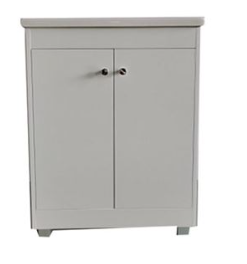 Mueble De Madera Fina Baño Con Lavamano 60X46X85Cm Mundi 003