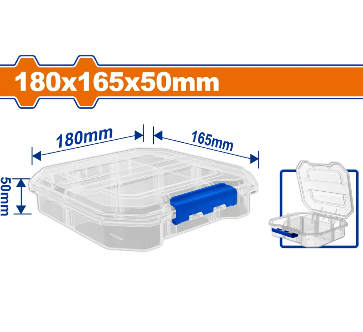 Caja Plastica Organizadora Wadfow Wtb8341 Transparente