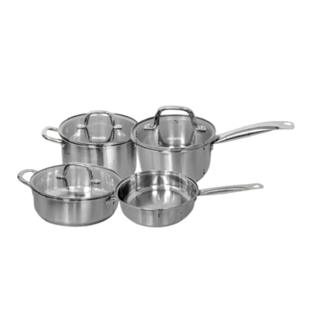 Juego de olla 7pc acero inoxidable decakila kmtt111m