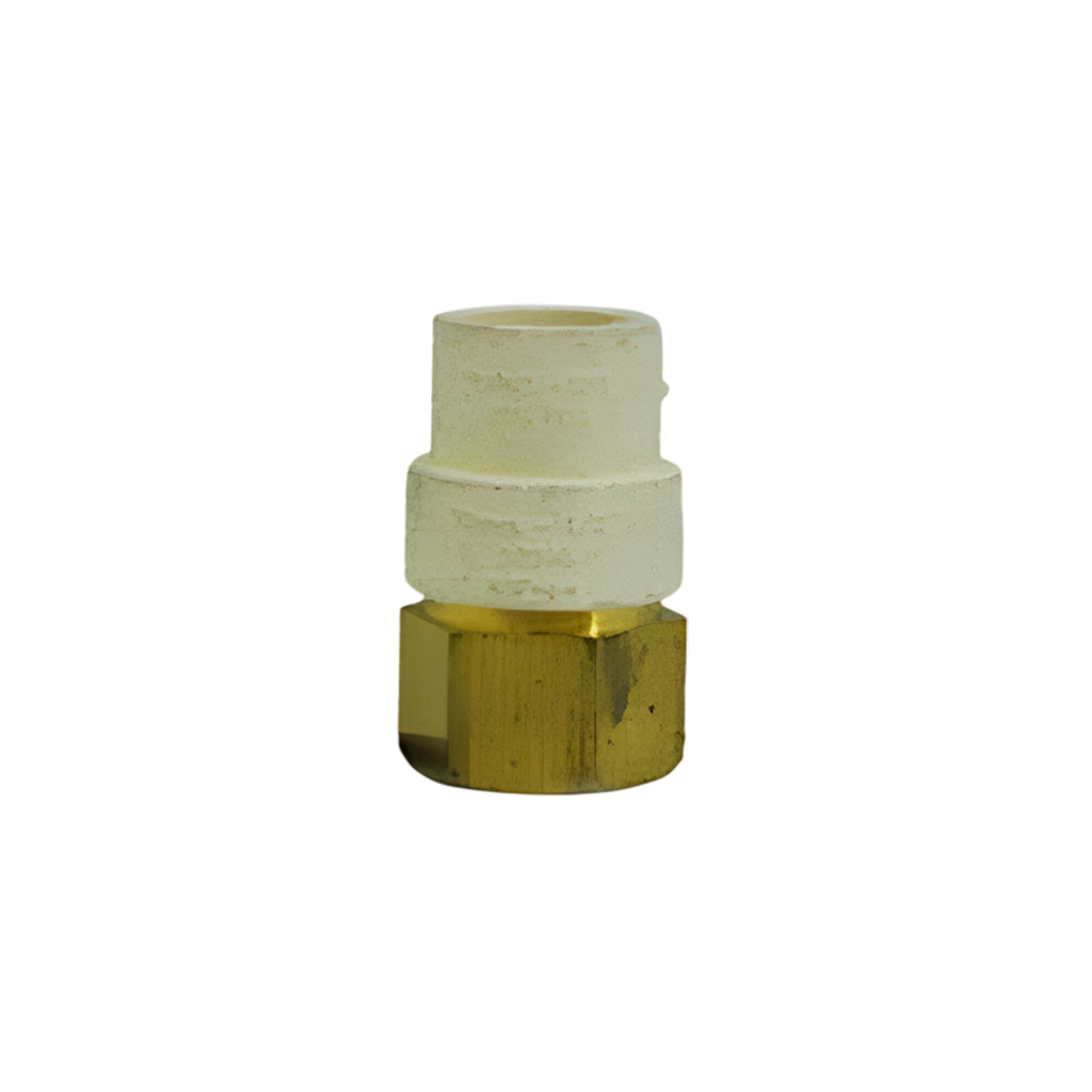 Adaptador cpvc hembra 1/2" con rosca de metal durman