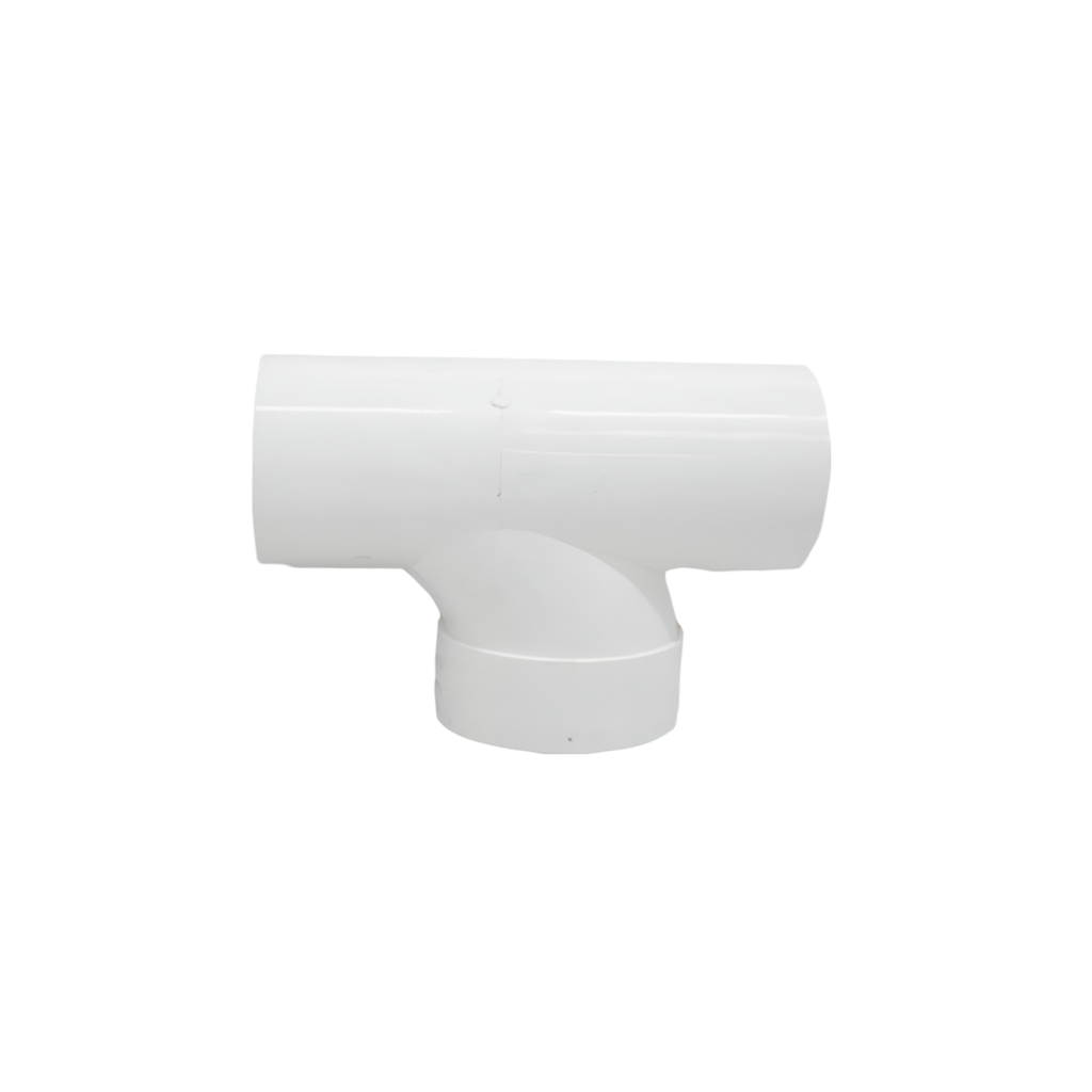 Tee pvc 4" para drenaje sin rosca inyectable 2006110